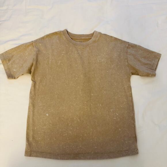 Gap Kids Tan Basic Gender Neutral T-Shirt Size Medium (8) - Picture 1 of 5